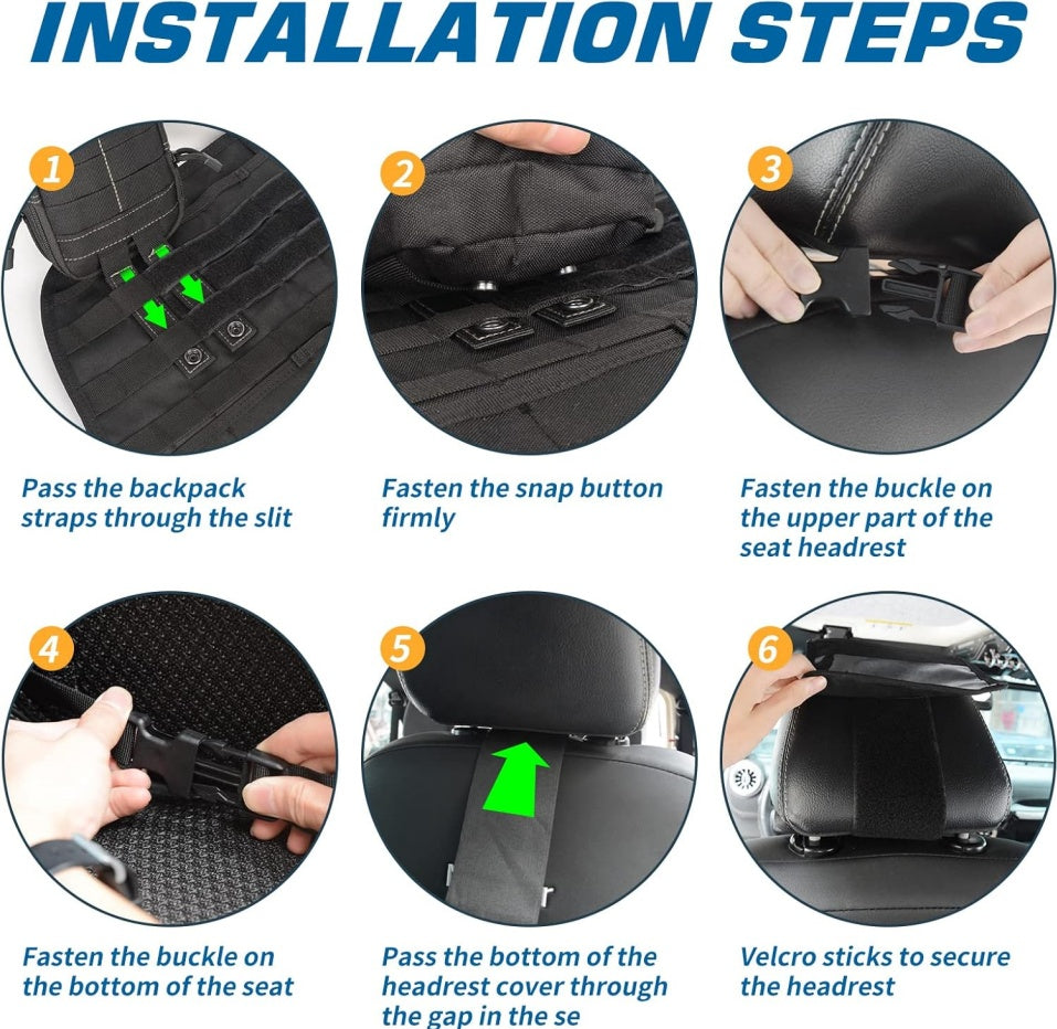 Tactical Back-Seat Organizer – seat-back organizer, photo 3