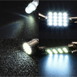 14-Piece White LED Interior Light Kit