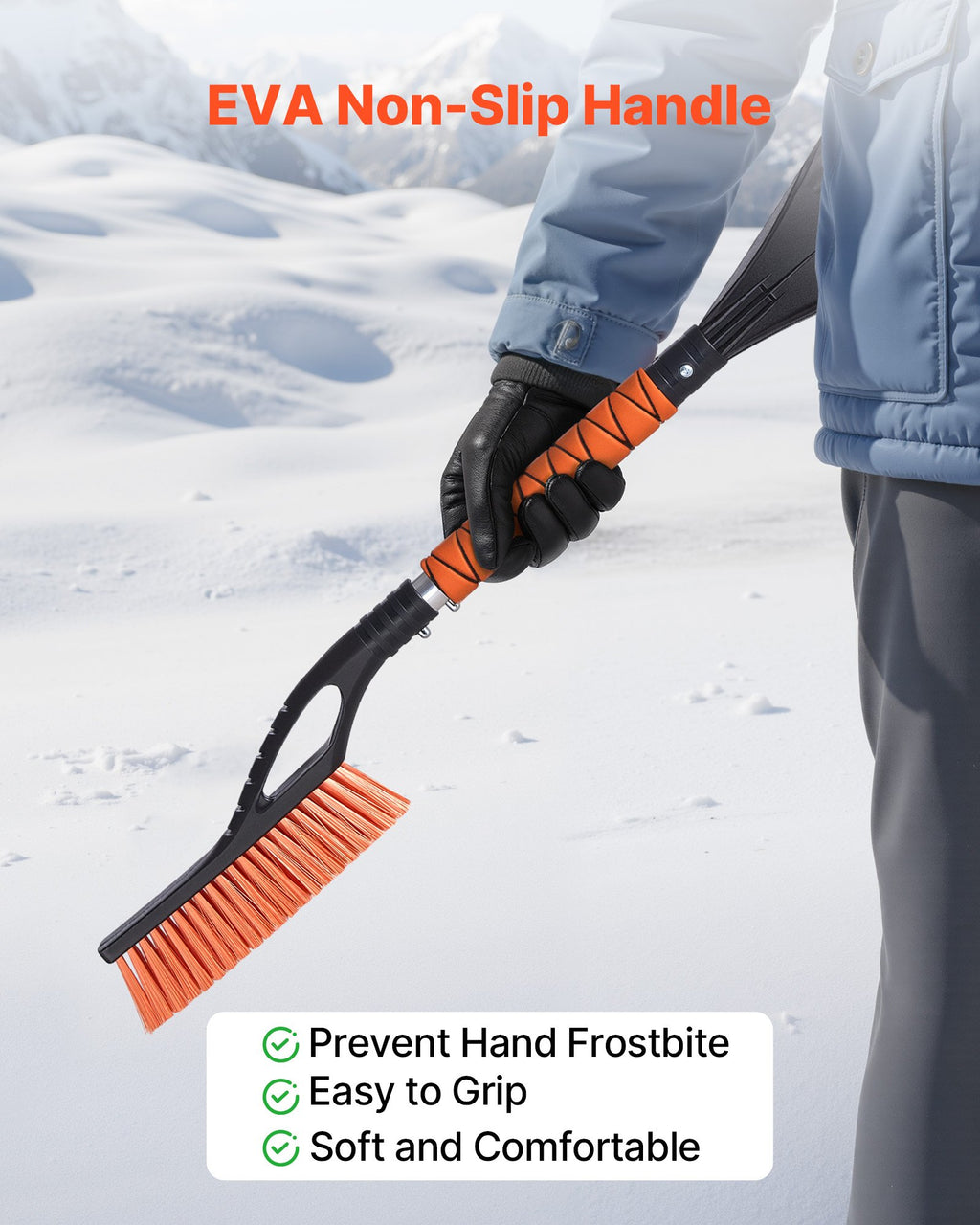 27" Snow Brush & Ice Scraper – snow brush and ice scraper, photo 5