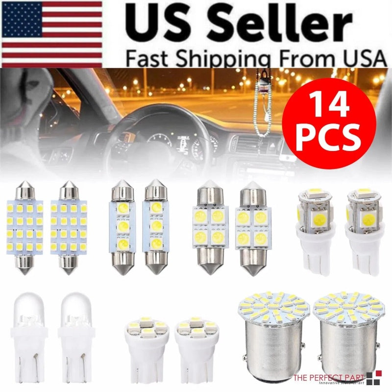 14-Piece White LED Interior Light Kit – LED interior bulb kit, photo 5