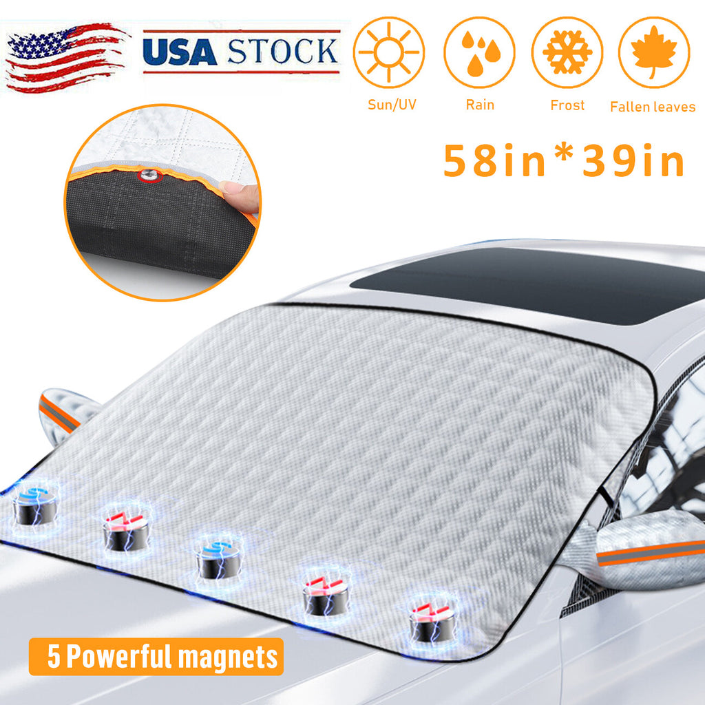 Magnetic Windshield Snow Cover – windshield snow cover, photo 1