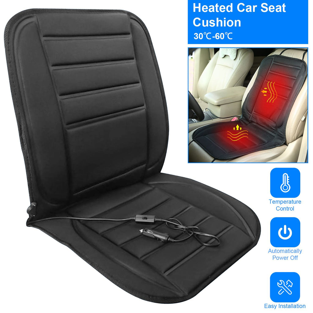 Heated Car Seat Cushion - 12V, Adjustable Heat - image 1