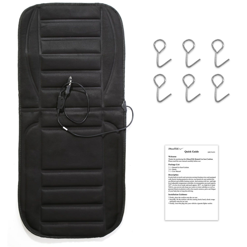 Heated Car Seat Cushion - 12V, Adjustable Heat - image 10