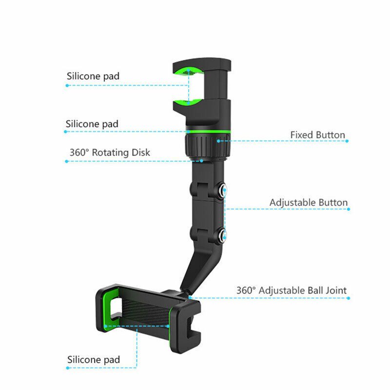 Rear-View Mirror Phone Holder – phone holder, photo 10